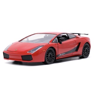 โมเดลรถเหล็ก Lamborghini Gallardo สเกล1:24รายละเอียดสวยประตูข้างฝากระโปรงหน้าท้ายเปิดปิดได้เป็นงานโมเดลสำหรับตั้งโชว์