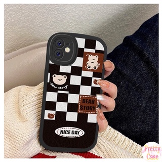 เคสโทรศัพท์มือถือ แบบนิ่ม ลายตารางตาโต สําหรับ VIVO V23 V23E V11i V11 V9 Youth S1 Pro V15 V5 V5S Y91 Y93 Y95 Y91i Y91C Y1S Y19 5G 4G