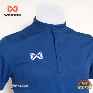 WARRIX เสื้อโปโล คอจีน WA-3329 สีน้ำเงิน BB วาริกซ์ วอริกซ์ ของแท้ 100%