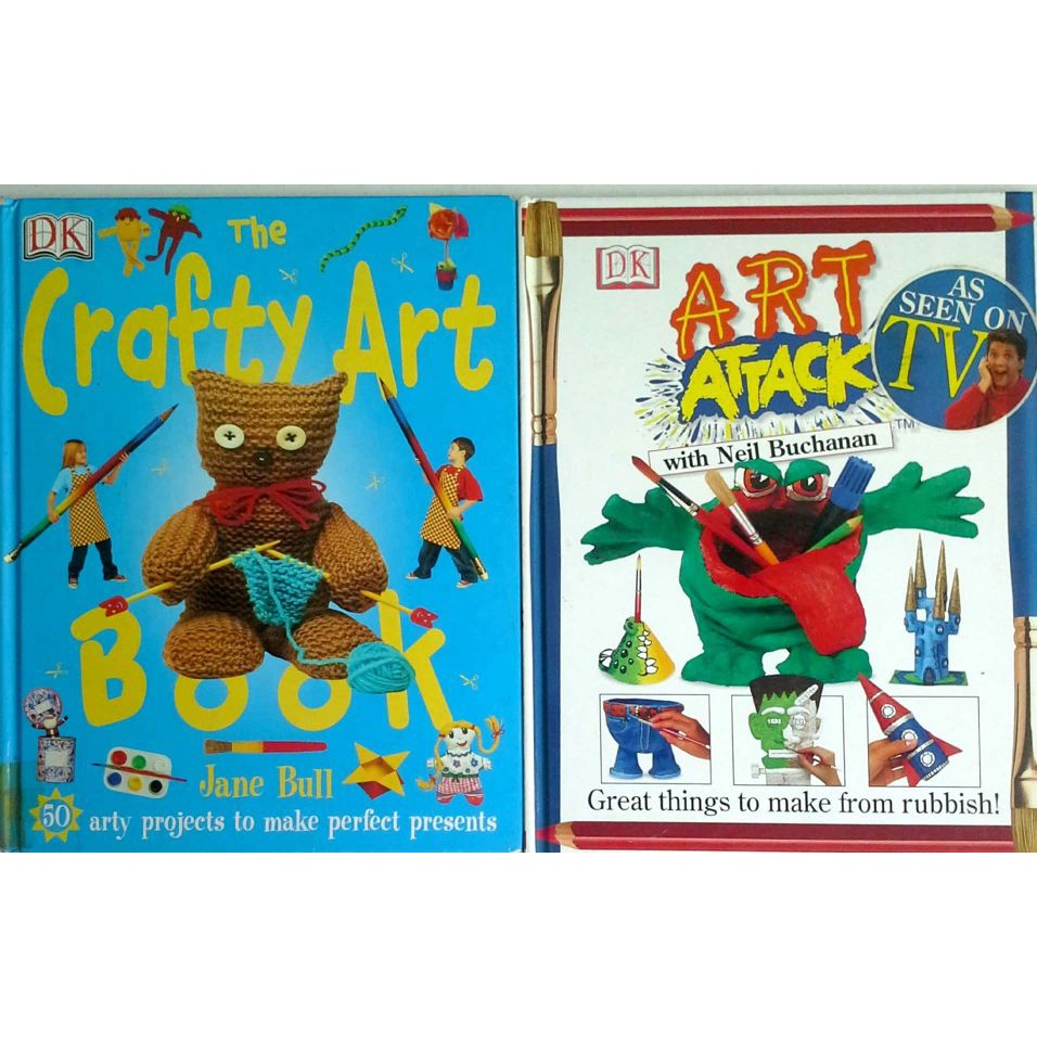 Crafty Art Book, Art Attack หนังสือมือสอง ปกแข็ง