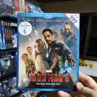 Blu-ray : Iron Man 3 (2013) ไอรอนแมน 3 " Robert Downey Jr., Gwyneth Paltrow, Don Cheadle " Marvel Studios