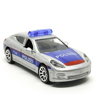 Majorette Porsche Panamera Polizei - Austria - Silver/Blue Color /Wheels 5U /scale 1/64 (3 inches) no Package