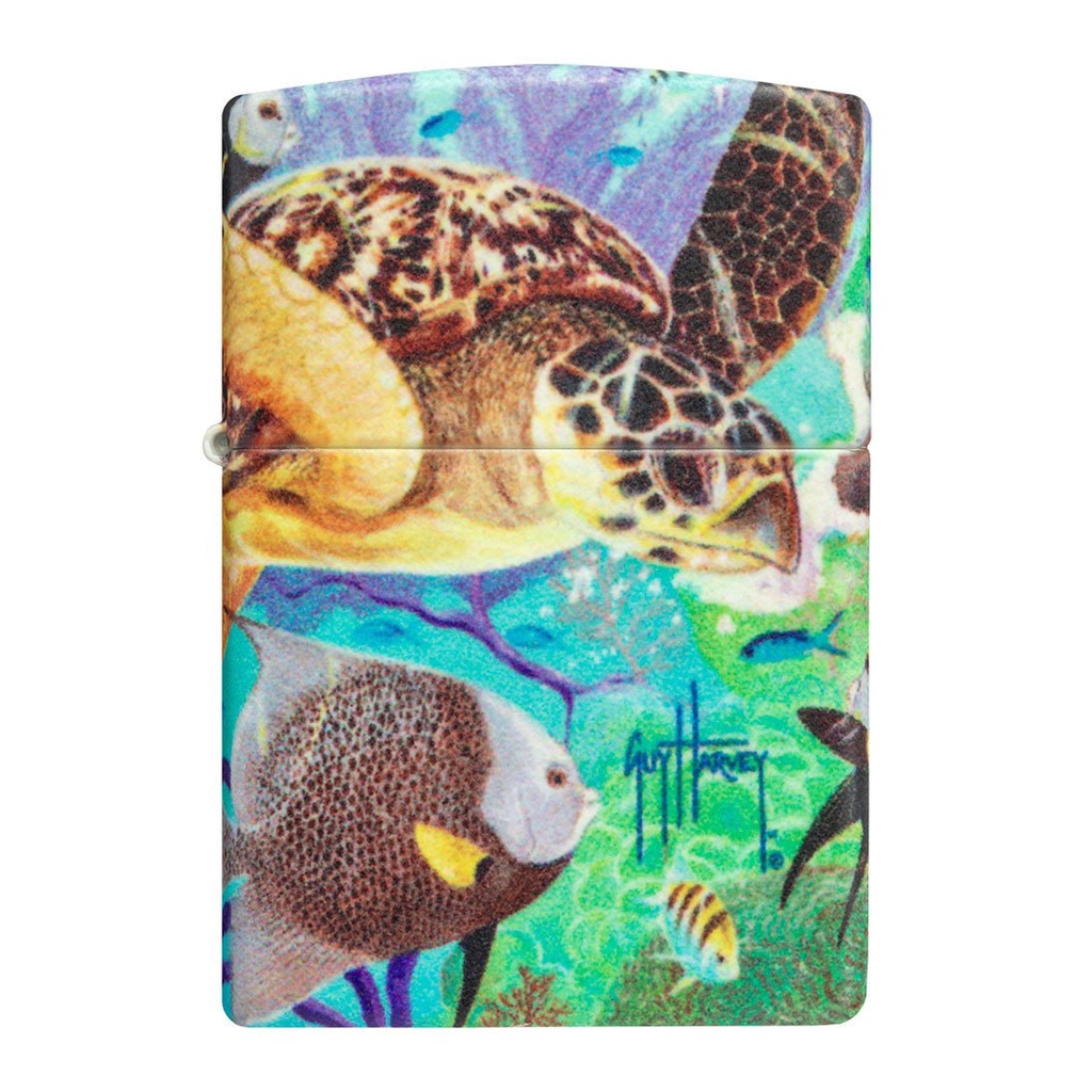 ซิปโป้ รุ่น 49819 Guy Harvey ของแท้ รับประกันตลอดชีวิต นำเข้าและจำหน่ายโดยตัวแทนจำหน่าย