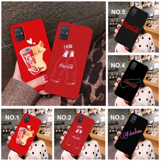 เคสโทรศัพท์มือถือแบบนิ่ม ลายโลโก้โค้ก สีแดง สําหรับ Samsung Galaxy M51 M31 A70 A50s A50 A40s A30s A20 A20s A10s ZH228