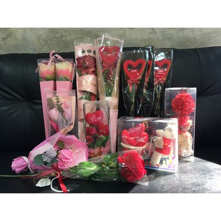 ของขวัญวาเลนไทน์ 🌹❤ ของขวัญให้แฟน ดอกกุหลาบ ช่อวาเลนไทน์ ช่อดอกไม้แห้ง มีหลายขนาด พร้อมส่ง