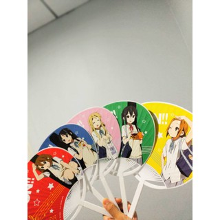 ของสะสม พัด อนิเมะ เคอง การ์ตูน ญี่ปุ่น JAPAN Anime K on K-ON Fan ไอดอล ดนตรี พัดพลาสติก