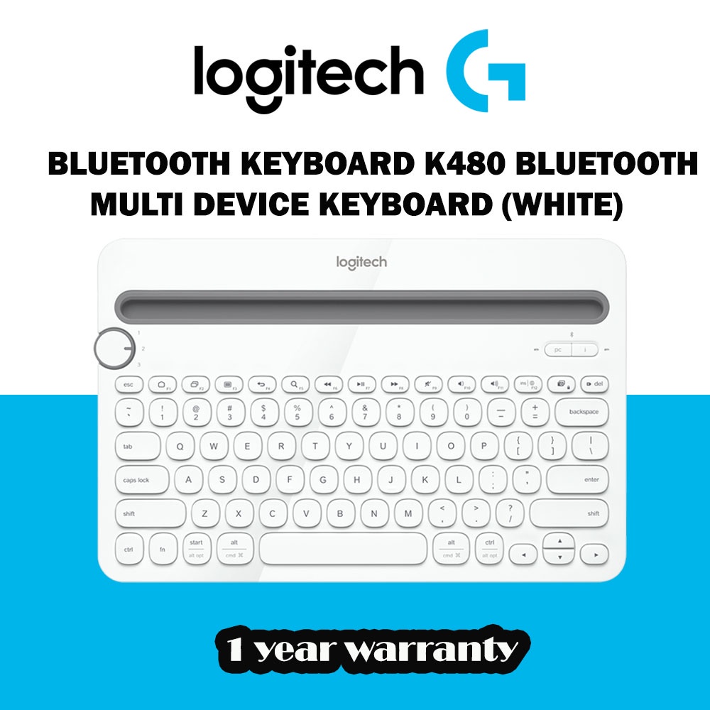 KEYBOARD LOGITECH K480 Model K480-BLUETOOTH-KB-WH - 4osja7bc9s - ThaiPick