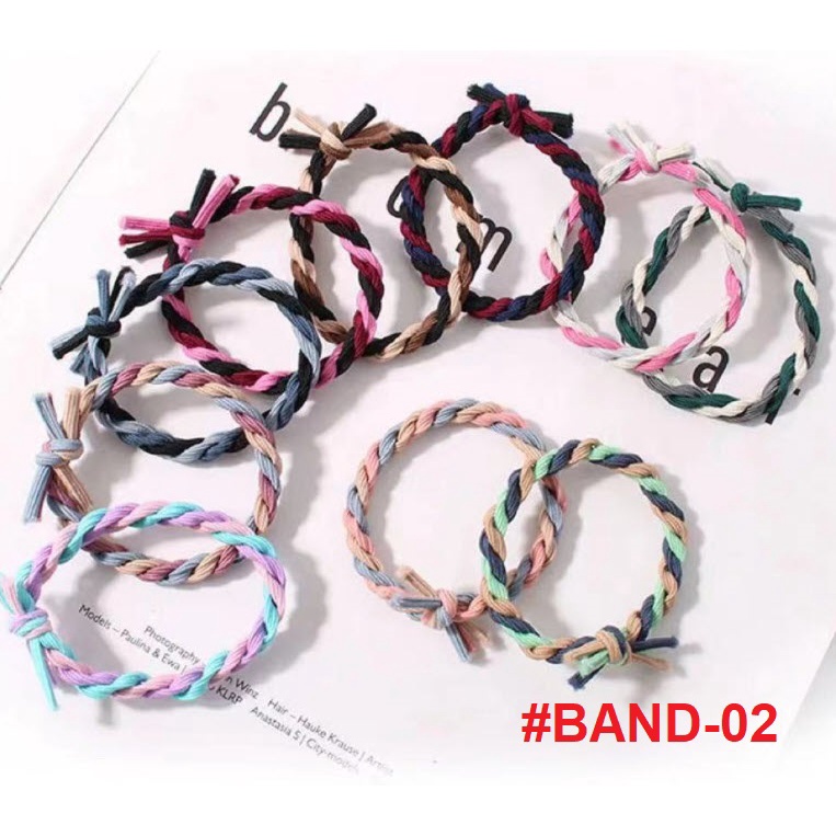 ยางรัดผม #BAND ไฮโซ หรูหรา น่ารัก ยางรัดผมเกาหลี ความยืดหยุ่นสูง ยางมัดผม ยางรัดผมแฟชั่น เกาหลี ญี่ปุ่น