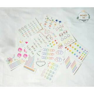 Sticker tattoo B (1-15) แทททู มินิมอล I