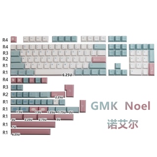 GMK Noel Keycap, 140 คีย์ PBT Keycaps Cherry Profile DYE-SUB ส่วนบุคคล GMK Keycaps สำหรับแป้นพิมพ์เครื่องกล