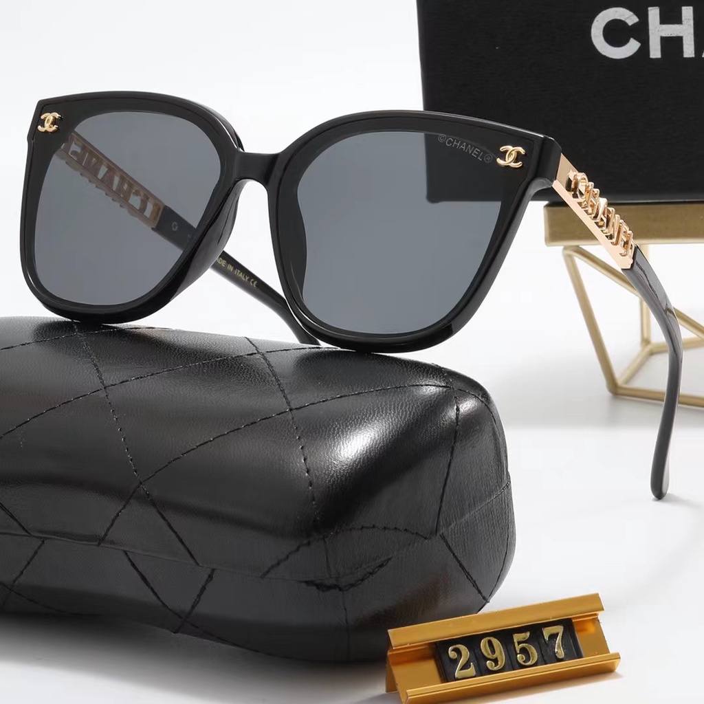 Chanel แว่นตากันแดดแฟชั่น แบรนด์หรู สําหรับผู้ชาย ผู้หญิง UV400 2022