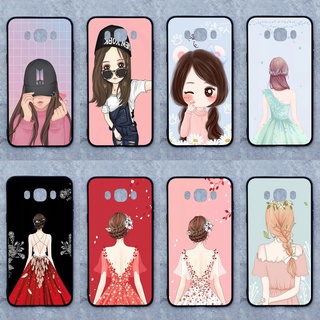 เคส Samsung J7 (2016) ลายผู้หญิง ขอบนิ่มหลังแข็ง เคสมือถือ เคสโทรศัพท์ Case เคส TPU ขอบนิ่มหลังแข็ง ไม่ขูดตัวเครื่อง