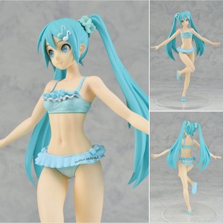 Model Figure งานแท้ Original Vocaloid Project Diva โวคาลอยด์ โปรเจกต์ดีวา Hatsune Miku ฮัตสึเนะ มิกุ ชุดว่ายน้ำ