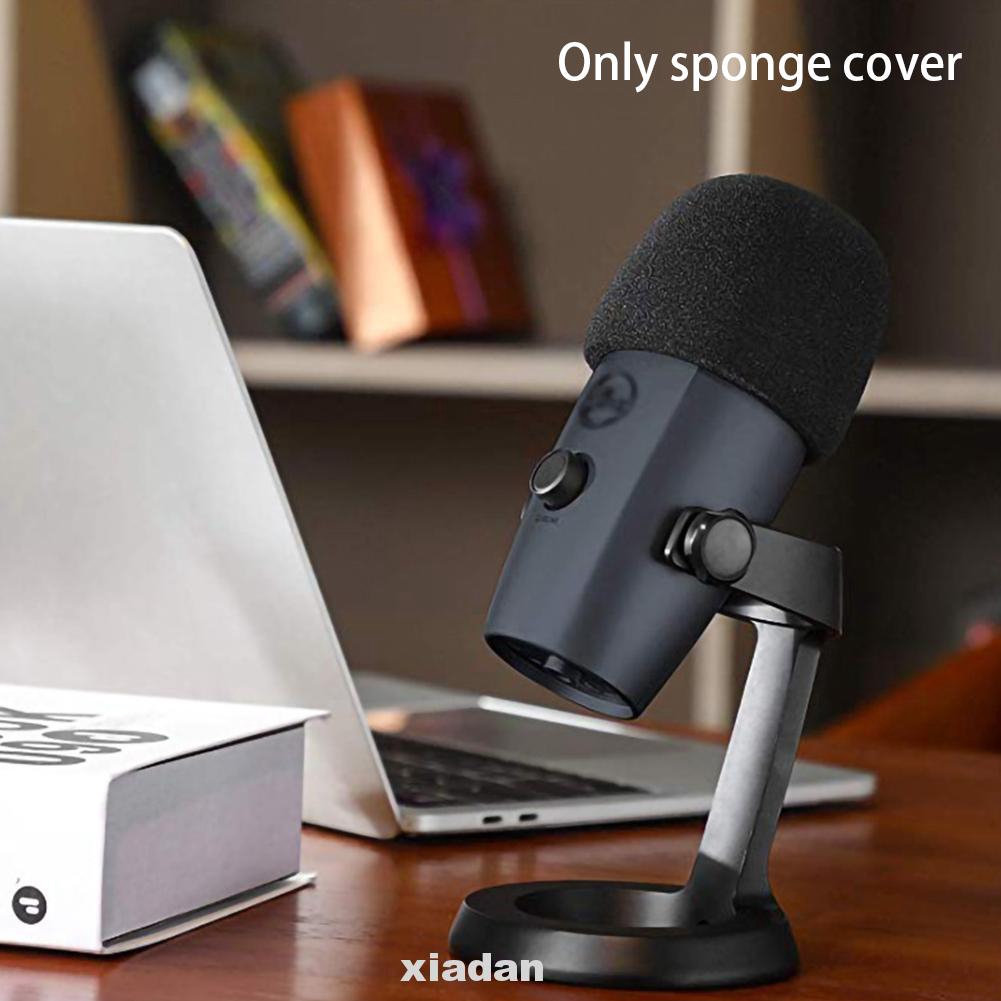 Microphone Foam Cover Practical Replacement Sponge Stereo Reduce Noise Windscreen Dustproof For Blue Yeti Shopee Thailand