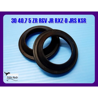 SUZUKI RGV / YAMAHA ZR JR RXZ-D JR-S / KAWASAKI KSR FRONT SHOCK SEAL 30 40.7 5 SET (1 PAIR) // ซีลกันฝุ่นโช๊คหน้า