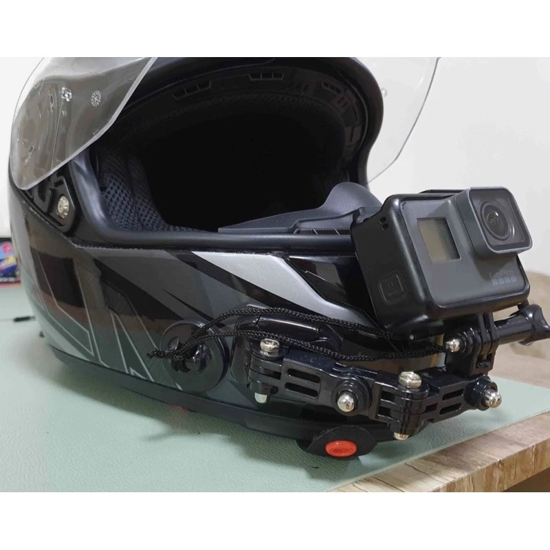 ชุดติดหมวกกันน็อค (พิเศษแถมเพิ่ม ขาเจ และ ขาทรงเตี้ย)สำหรับกล้อง GOPRO กล้องแอคชั่น For โกโปร Action camera ขาติดหมวก thumbnail 3