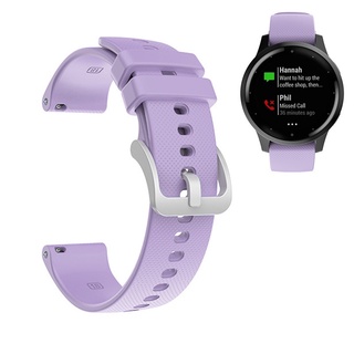 สายนาฬิกาข้อมือยาง 18 มม. สําหรับ Garmin Venu 2S Vivomove 3S Vivoactive S 4S