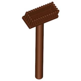 [763] ชิ้นส่วนเลโก้ Lego Part Minifigure, Utensil Push Broom (3836) ราคา/ชิ้น