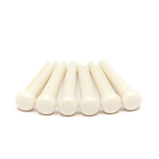 หมุดกีต้าร์ TUSQ traditional Bridge pins white with no dot หมุด PP-1100-01 Graphtech กราฟเทค หย่อง PP110001