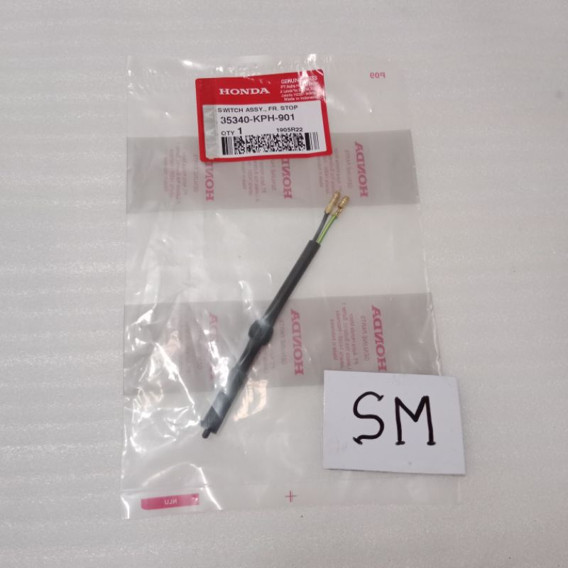สวิตช์เบรกหลังซ้ายสําหรับ Matic Beat Scoopy Spacy Vario 110 125 150 35340-KPH-901 Original Honda