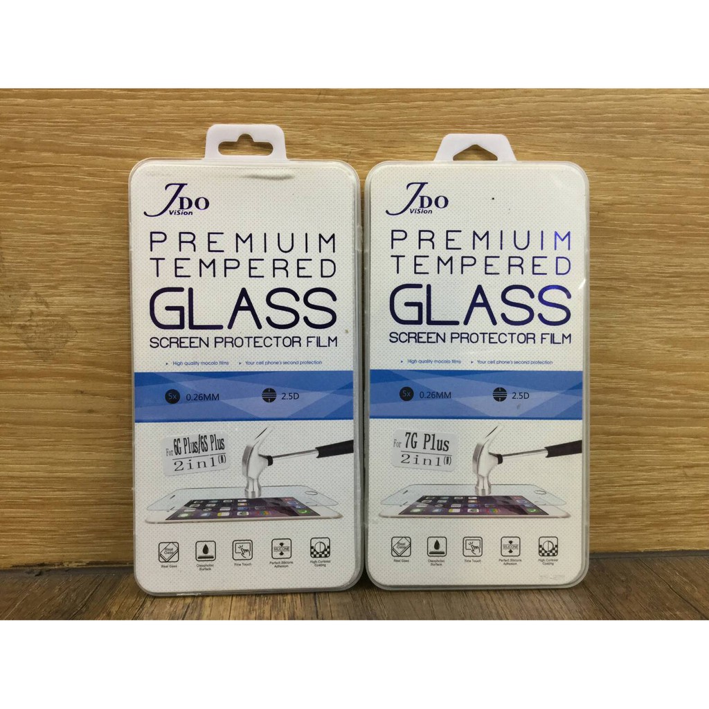 Sale ฟิล์มกระจกหน้า กระจกหลัง และกระจกด้าน สำหรับIP 6 Plus 6S Plus 7Plus 8Plus 2in1