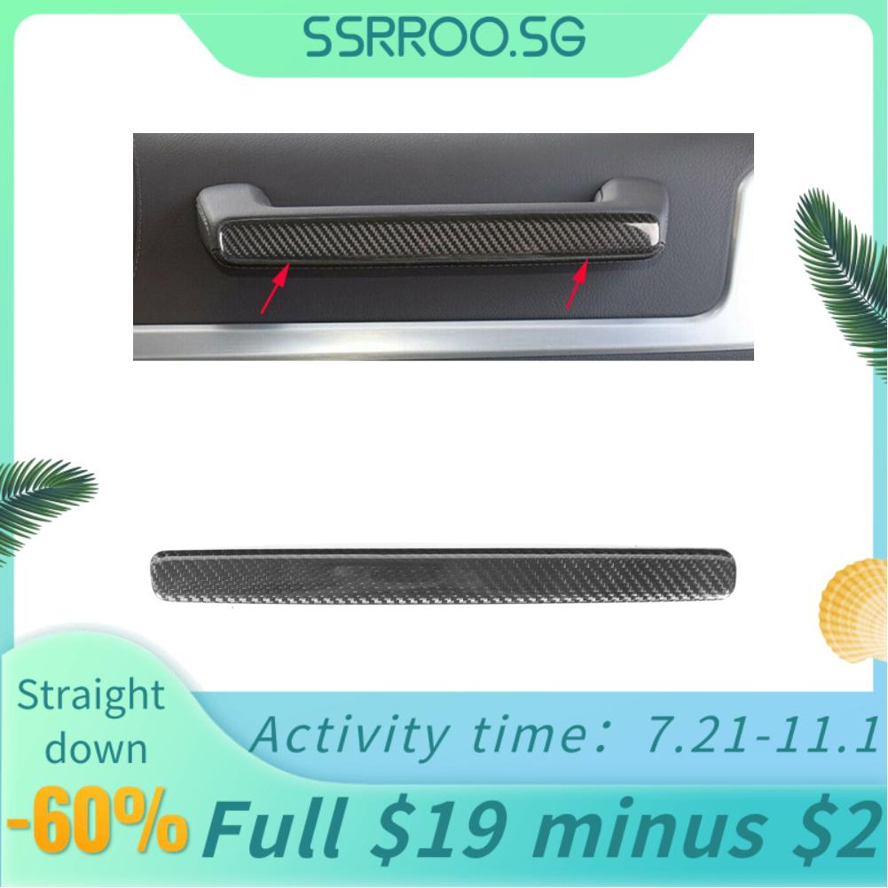 Ssrroo Carbon Fiber CoPilot Glove Box Handle Cover Trim Fit for