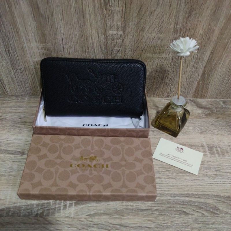 กระเป๋าสตางค์coach ซิปรอบ ใบยาว