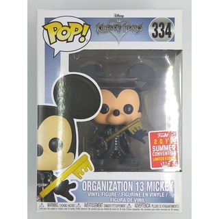 SDCC2018 Funko Pop Disney Kingdom Heart - Organization 13 Mickey : 334 (กล่องมีตำหนินิดหน่อย)