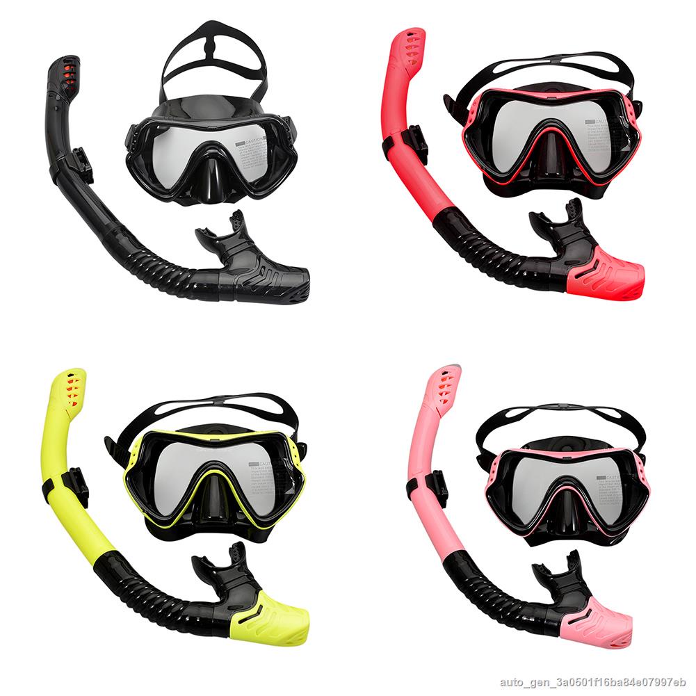 Professional Scuba Diving Mask Snorkel Anti-Fog Goggles Glasses