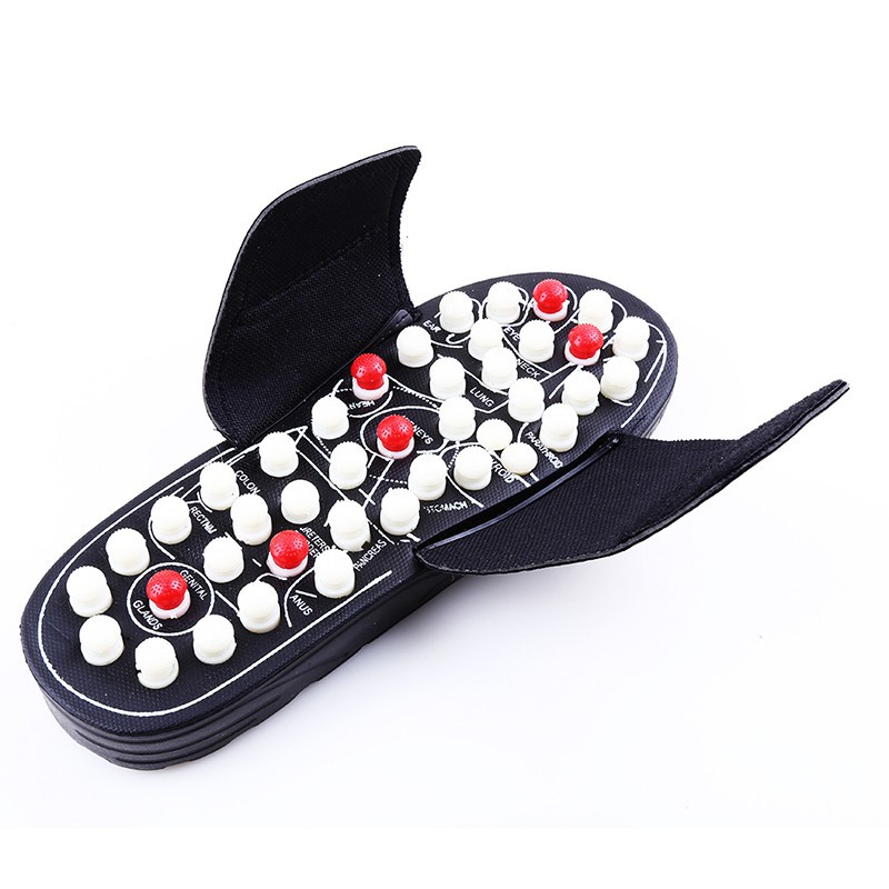รองเท้านวดสำหรับผู้ชาย Men Massage Sandals Rotating Foot Massager Shoes