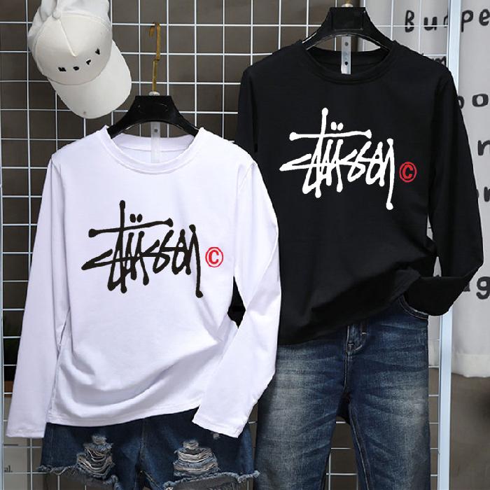 SALE ❗️เสื้อผ้าสาวอวบ เสื้อแขนยาวลายทาง คอกลม
