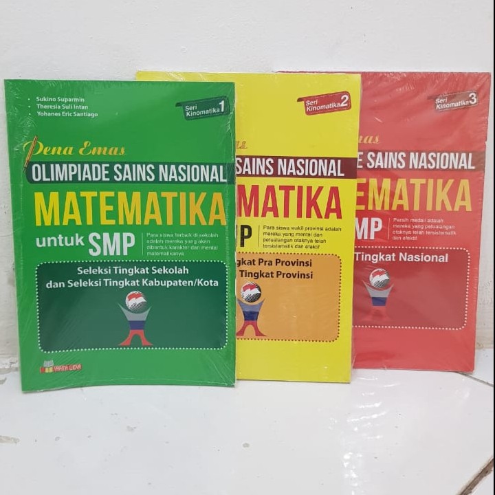 OSN MATHEMATICS GOLD PEN PACKAGE SMP/MTS KINNTIC SERIES 1-2-3