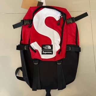 กระเป๋าสะพาย งานสวย แป๊ะมาก พร้อมส่ง ขนาด 13x18นิ้ว SUPREME X THE NORTH  S LOGO BACKPAC ถ่ายสดจากสินค้าจริง100%