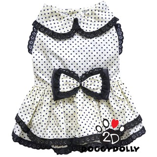 Pet clothes -Doggydolly  เสื้อผ้าแฟชั่น เสื้อผ้าสัตว์เลี้ยง เสื้อผ้าหมาแมว ชุดกระโปรง D121