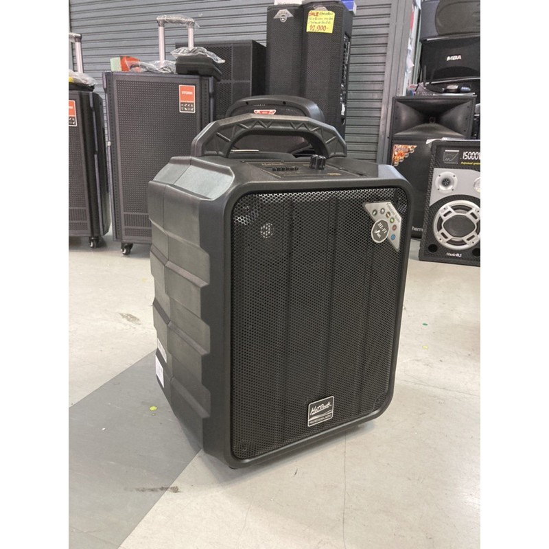 [พร้อมส่ง]ลำโพงล้อลาก Bluetooth 180 วัตต์  ลำโพง HotRock N2-12 HF-052E ดอก 12 แถมไมค์ 2 ตัว