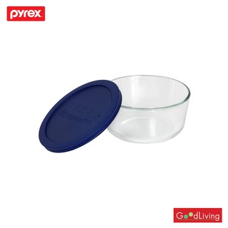 Pyrex กล่องถนอมพร้อมฝา ขนาด 1L. รุ่น P-00-7201NN (สีน้ำเงิน)