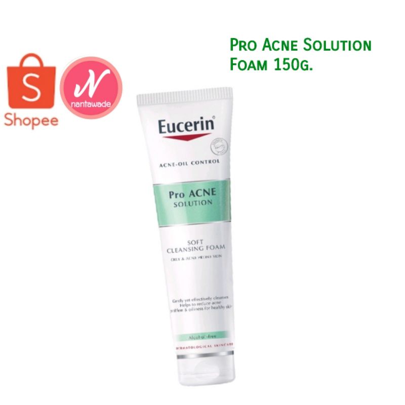 Eucerin ProAcne Cleansing Foam 150g. โฟมล้างหน้าสูตรสิว