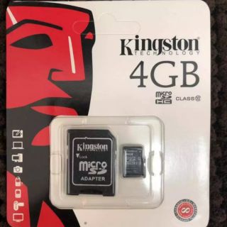 Kingston Memory Card Micro SD SDHC 4 GB Class 10 คิงส์ตันเมมโมรี่การ์ด 4 GB Kingston