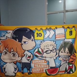 ลิขสิทธิ์แท้ ผ้า ไฮคิว คู่ตบฟ้าประทาน อนิเมะ ญี่ปุ่น JAPAN HAIKYU ANIME Towel Flag Poster โปสเตอร์ ผ้าขนหนู ผ้าห่ม