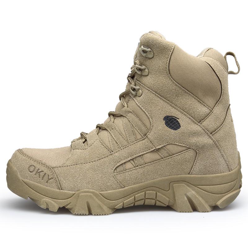 39-46 รองเท้าทหาร รองเท้าพิเศษ รองเท้าปีนเขา รองเท้าบูทกันน้ำสูง army boots