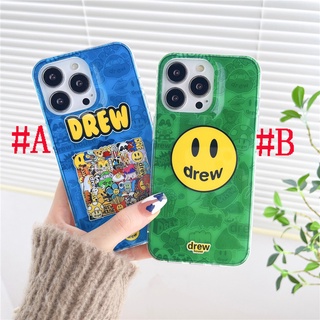 เคสซิลิโคน สำหรับ iPhone 14 Pro Max 14 Plus 13 Pro Max 12 Pro Max 11 Pro Max Fashion Cartoon drew house Smile Silicone Case