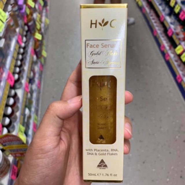 HC Face Serum  : Gold Flake Anit - Ageing