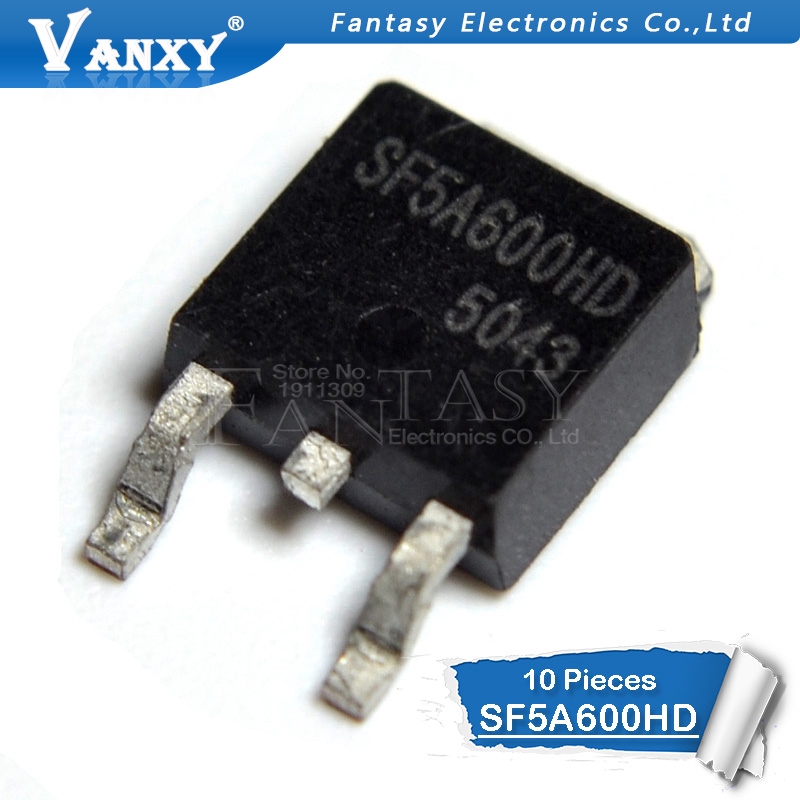 SF5A400HD SF5A600HD TO-252 10 ชิ้น SF5A400 TO252 5A600HD และ IC pxb ดั้งเดิม