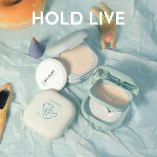 Holdlive แป้งฝุ่น คอนซีลเลอร์ ควบคุมความมัน แบบนิ่ม กันน้ํา กันเหงื่อ ติดทนนาน สําหรับแต่งหน้า