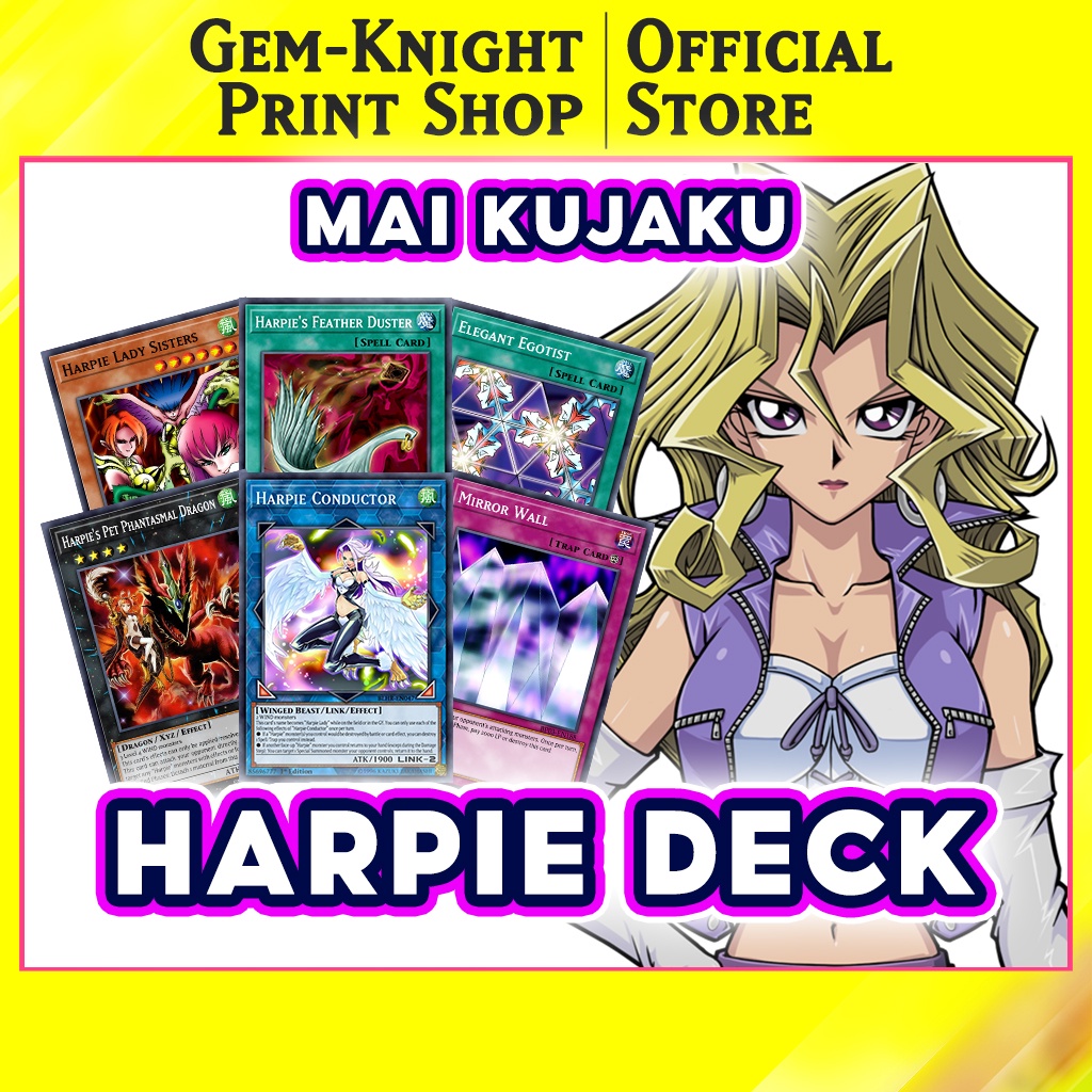 [การ์ดพิมพ์ลาย] Yugioh Deck - Harpie Lady - สํารับ Mai Kujaku
