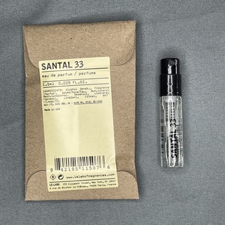 「น้ำหอมขนาดเล็ก」Le Labo Santal 33, 2011 1.5ML