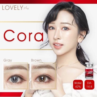 คอนแทคเลนส์ ลายCora ยี่ห้อเลิฟลี่พลัส