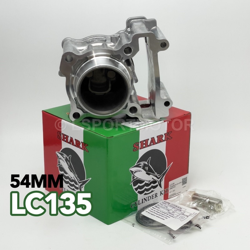 YAMAHA LC135 CYLINDER BLOCK ASSY - 54MM (STANDARD) SHARK