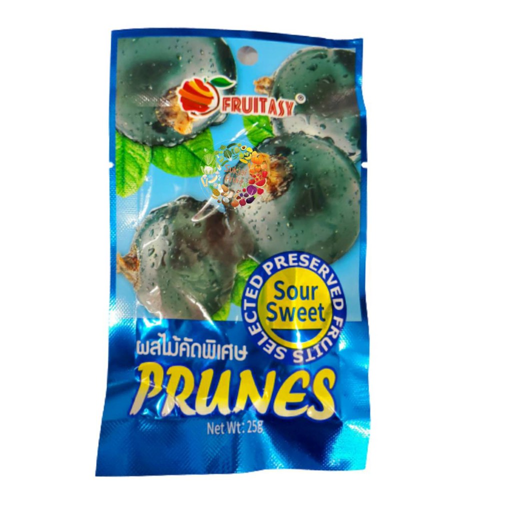 พรุนบลูเบอรี่  🚚💨พร้อมส่ง Dried fruit ผลไม้อบแห้ง ขนม ของกินเล่น