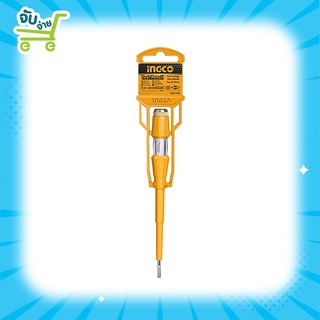 INGCO ไขควงเช็คไฟ 7.1/2 นิ้ว รุ่น HSDT1908 ( Test Lamp Screwdriver ) ไขควงลองไฟ ไขควงทดสอบกระแสไฟ